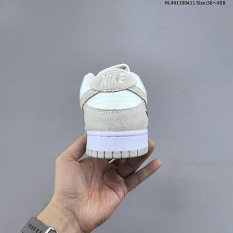 Nike Dunk Low SB Light Grey White EU 36-45 Skate Shoe - Unisex (BS-60814)