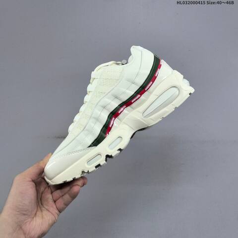 Nike Air Max 95 Undefeated Sail Black Red Green EU 40-46 Sneaker - Men's (BS-60724)