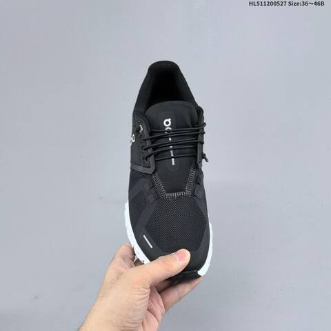 On Cloud 6 Black White EU 36-46 Running Shoe Running Sneakers - Unisex (BS-69514)