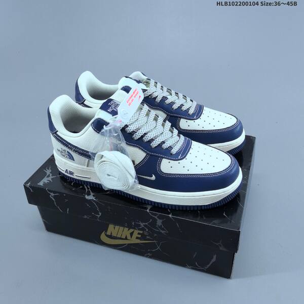 Nike Air Force 1 Low off white dark blue red EU 36-45 sneaker