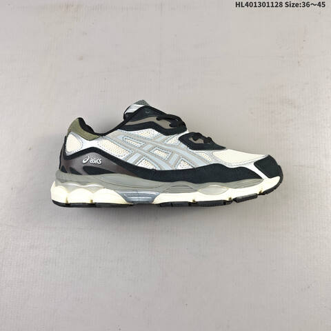 ASICS GEL-NYC Cream Black Silver Grey EU 36-45 Running Shoe Running Sneakers - Unisex (BS-69215)
