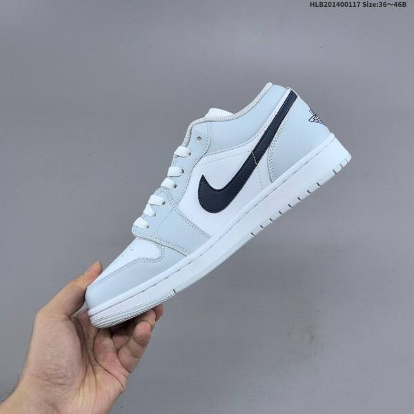 Jordan Air Jordan 1 Low white/light blue/navy 36~46 casual
