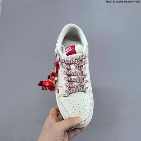 Nike SB Dunk Low Off White Red EU 36-45 Skate Shoe - Unisex (BS-61588)