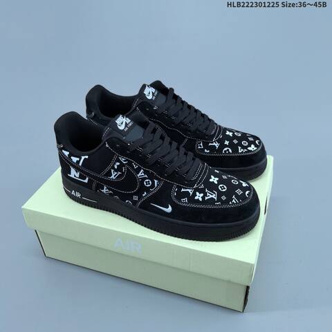 Nike Air Force 1 07 CW2288-111 Black White EU 36-45 Sneaker - Unisex (BS-62459)