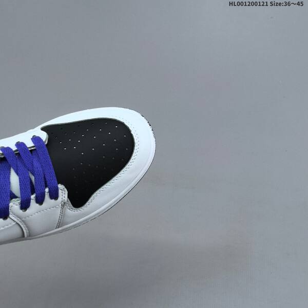 Jordan Air Jordan 1 Retro High OG white/black with purple laces 36~45 basketball lifestyle