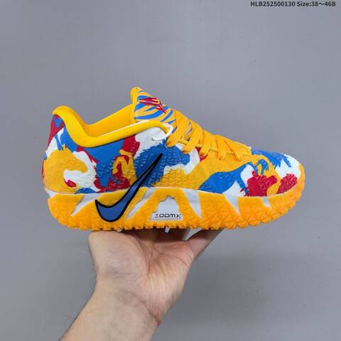 Nike ZoomX HF2794-011 Red White Yellow Blue EU 38-46 Basketball Shoe - Unisex (BS-61651)