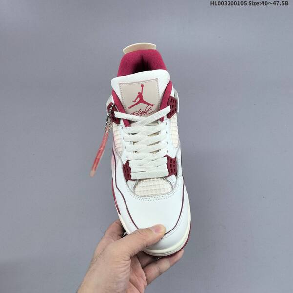 Jordan Air Jordan 4 Retro white / sierra red 40~47.5 basketball