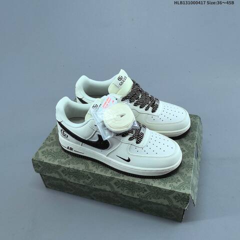 Nike Air Force 1 07 LV8 Grey White Black Cream EU 36-45 Sneaker - Unisex (BS-60677)