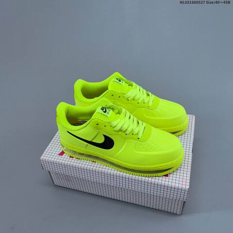 Nike Air Force 1 07 Low Volt Black Clear EU 40-45 Sneaker - Men's (BS-60088)