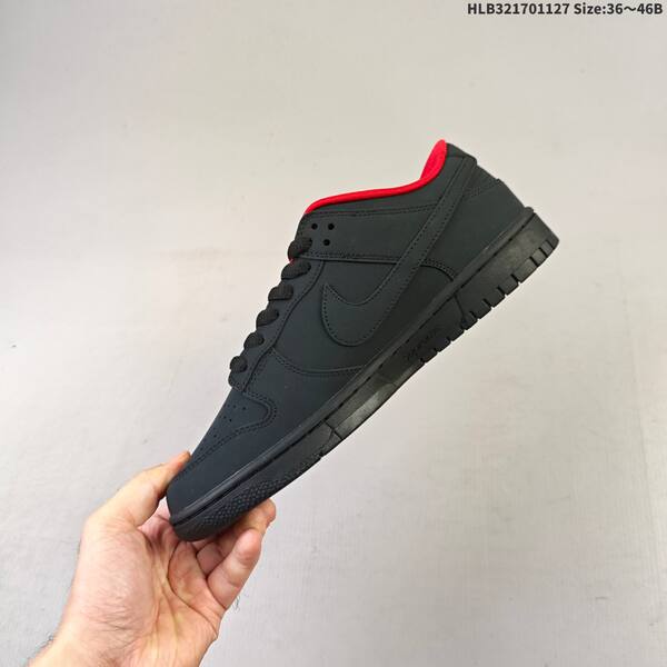 Nike SB Dunk Low Pro Supreme Black Olive Black Red EU 36-46 skate shoe