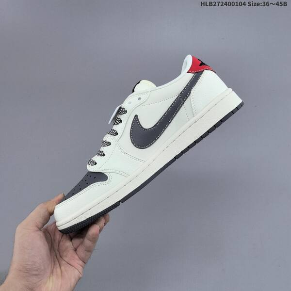 Jordan Air Jordan 1 Low x Travis Scott Sail/Black/Red EU 36-45 lifestyle