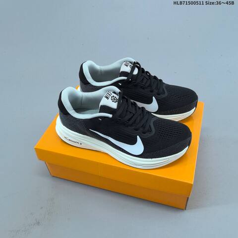 Nike Zoom X Black White Light Grey EU 36-45 Running Shoe - Unisex (BS-60408)