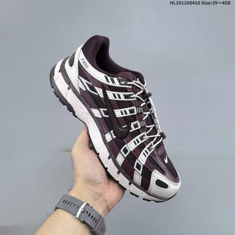 Nike P-6000 Black Dark Grey Silver White EU 39-45 Running Shoe - Unisex (BS-60704)