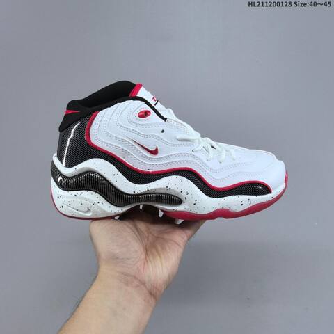 Nike Air Zoom Flight 96 White Black Red Purple Yellow EU 40-45 Basketball Shoe - Men's (BS-61697)