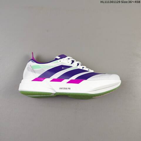 Adidas Adizero Adios Pro 4 White Purple Magenta Mint Green EU 36-45 Running Shoe - Unisex (BS-65403)