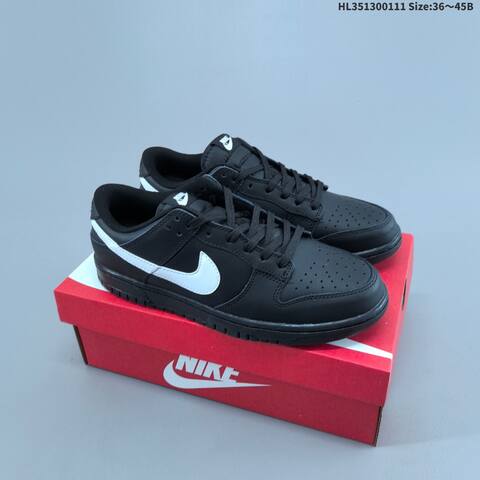 Nike SB Dunk Low Black White EU 36-45 Skate Shoe - Unisex (BS-62060)