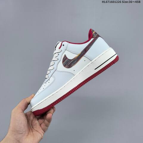 Nike Air Force 1 Low White Brown Rose Gold EU 36-45 Sneaker - Unisex (BS-62409)