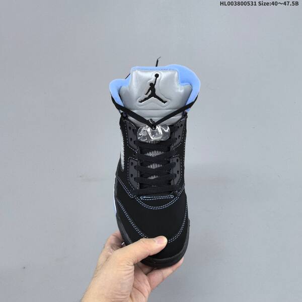 Jordan Air Jordan 5 Retro Black/University Blue/Silver EU 40~47.5 basketball