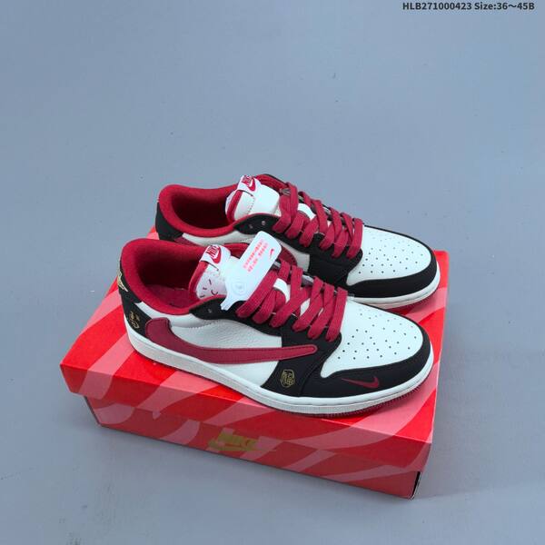 Nike Air Jordan 1 Low black/white/red EU 36-45 lifestyle