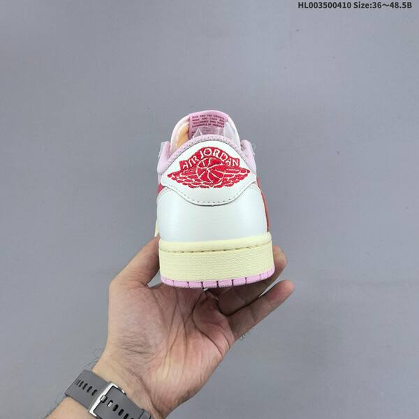 Nike Air Jordan 1 Low pink/white/red 36~48.5 casual