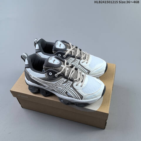 ASICS GEL-Quantum Kinetic Black Grey Blue Gold EU 36-46 Running Shoe Running Sneakers - Unisex (BS-69148)