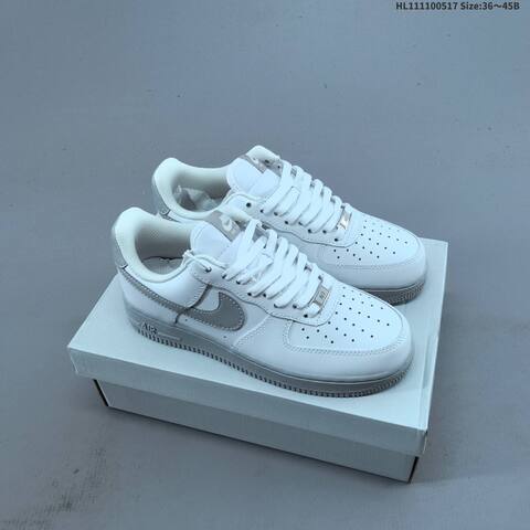 Nike Air Force 1 07 White Light Grey EU 36-45 Sneaker - Unisex (BS-60292)
