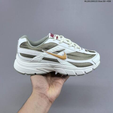 Nike Initiator White Olive Gold Maroon EU 36-45 Running Shoe - Unisex (BS-61816)