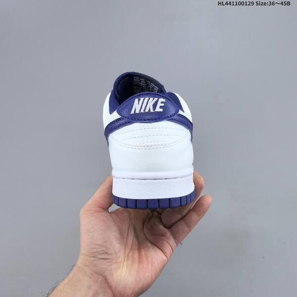 Nike Dunk Low white navy blue EU 36-45 skate shoe