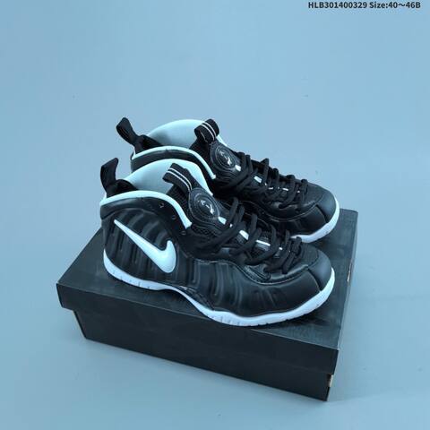 Nike Air Foamposite One Black Metallic Gold EU 40-46 Basketball Shoe - Men's (BS-61061)