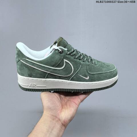 Nike Air Force 1 07 Low Navy Blue White Light Gray EU 36-45 Sneaker - Unisex (BS-61107)