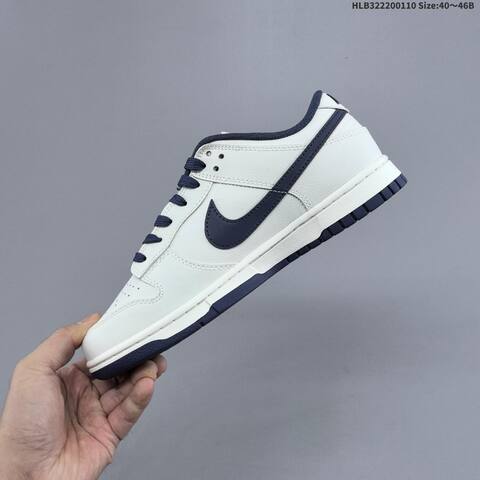 Nike Dunk Low Light Off White Navy Blue EU 40 46 Skate Shoe EU 40-46 - Men's (BS-62086)