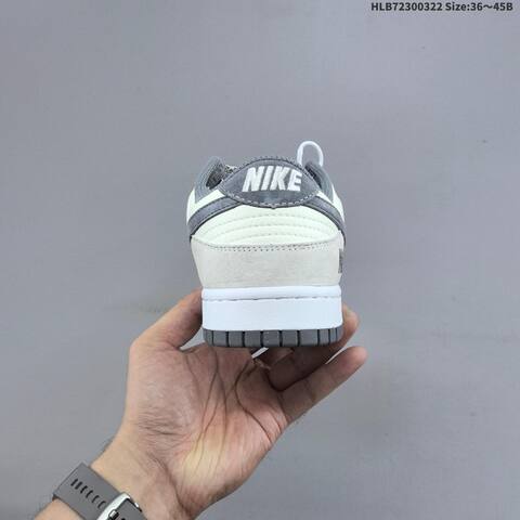 Nike Dunk SB Low Off White Light Grey Dark Grey Red White EU 36-45 Skate Shoe - Unisex (BS-61194)