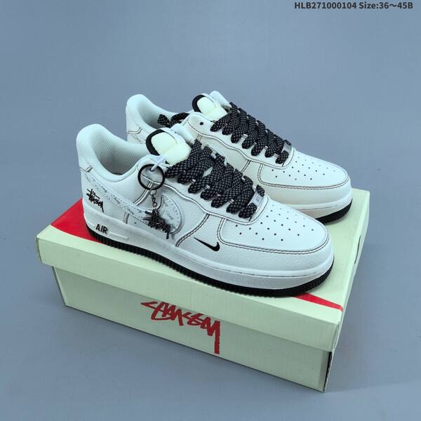 Nike Air Force 1 07 LV8 off white navy red black EU 36-45 sneaker