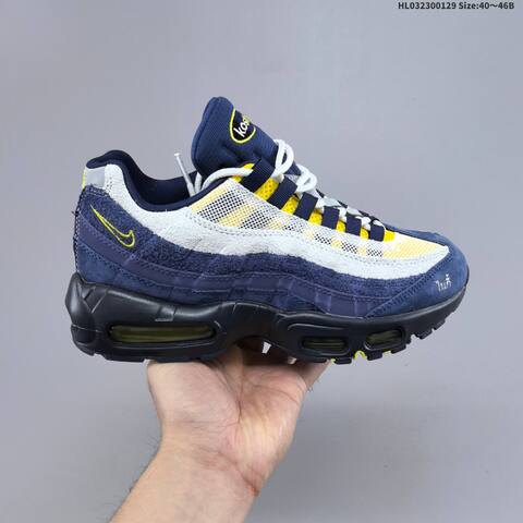 Nike Air Max 95 Navy White Yellow Black Grey EU 40-46 Sneaker - Men's (BS-61667)