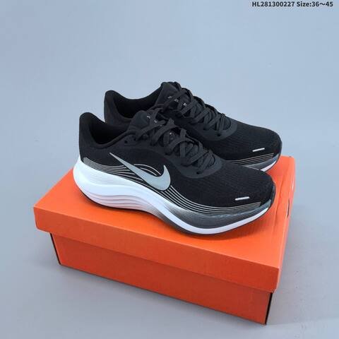 Nike Journey Run 2 ComfiRide White Black Red Silver EU 36-45 Running Shoe - Unisex (BS-61498)