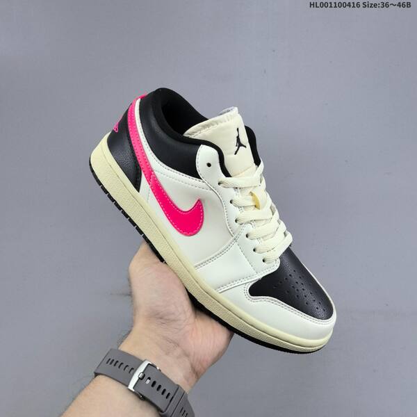 Jordan Air Jordan 1 Low white/black/pink EU 36-46 basketball