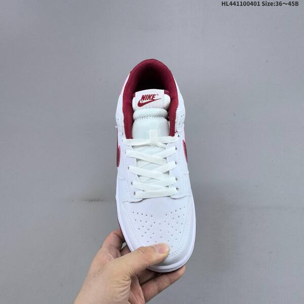 Nike SB Dunk Low white dark red EU 36-45 skate shoe