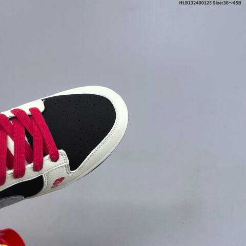Nike Dunk SB Low Off White Black Red Grey EU 36-45 Skate Shoe - Unisex (BS-61757)