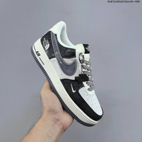 Nike Air Force 1 07 LV8 DM6688 Off White Grey Black EU 36 45 Skate Shoe EU 36-45 - Unisex (BS-61683)