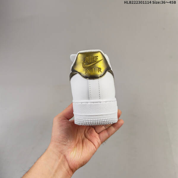 Nike Air Force 1 07 LV8 ZH0316 147 white black gold EU 36 45 sneaker EU 36-45