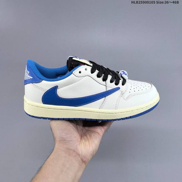 Nike Air Jordan 1 Low OG white/blue/black 36~46 casual