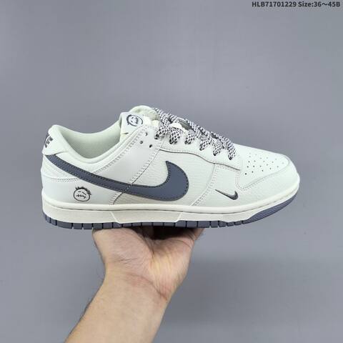 Nike SB Dunk Low Off White Red Grey EU 36-45 Skate Shoe - Unisex (BS-62340)