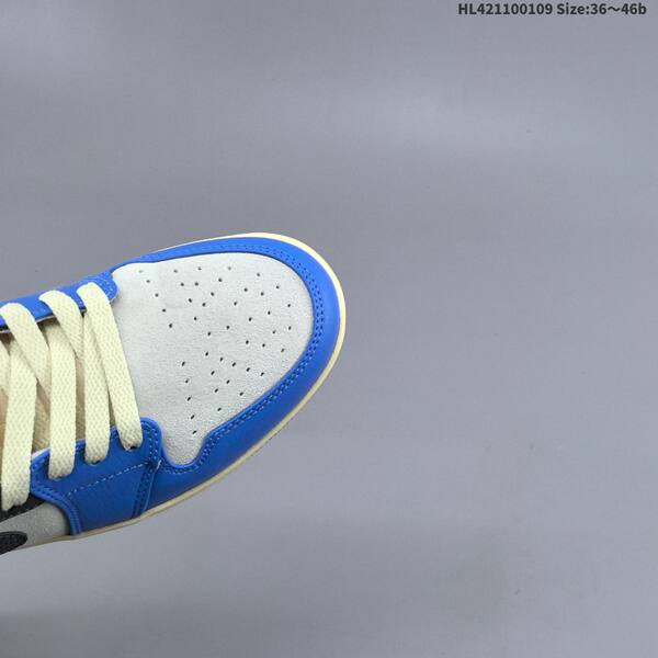 Nike Air Jordan 1 Low blue/gray/black/white 36~46 lifestyle