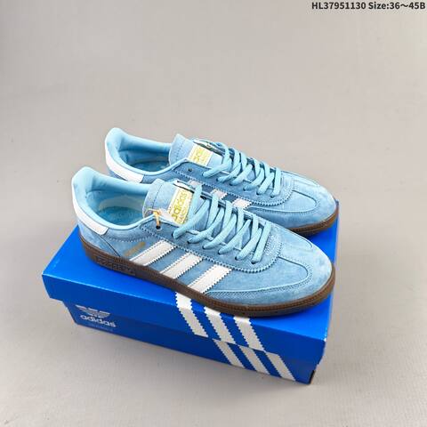 Adidas Handball Spezial Black Dark Grey Brown White Gum EU 36-45 Skate Shoe - Unisex (BS-65395)