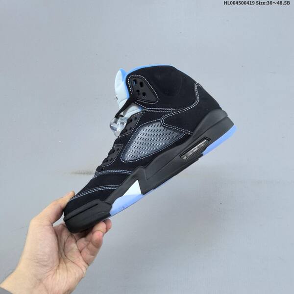 Jordan Air Jordan 5 Retro black/university blue 36~48.5 basketball
