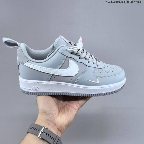 Nike Air Force 1 07 Black White Grey EU 36 45 Sneaker EU 36-45 - Unisex (BS-61008)