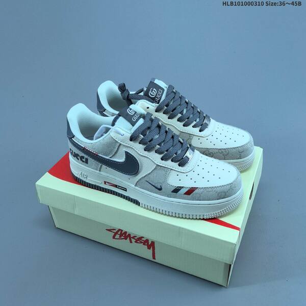 Nike Air Force 1 07 LV8 off white black red EU 36 45 sneaker EU 36-45