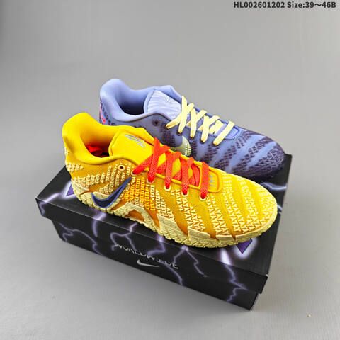 Nike Ja 3 Hustle And Flow Yellow Red Black Cream EU 39-46 Basketball Shoe - Unisex (BS-62886)