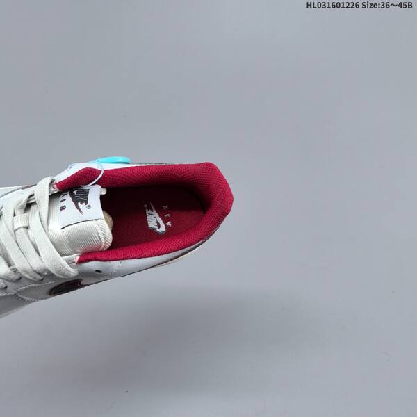 Nike Air Force 1 Low off white dark red sail brown EU 36-45 sneaker