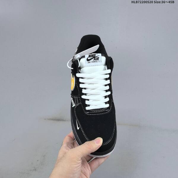 Nike Air Force 1 07 Low Stussy black yellow white EU 36-45 sneaker